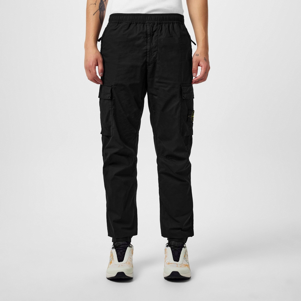 Stone Island Cargo Trousers - Nero A0029